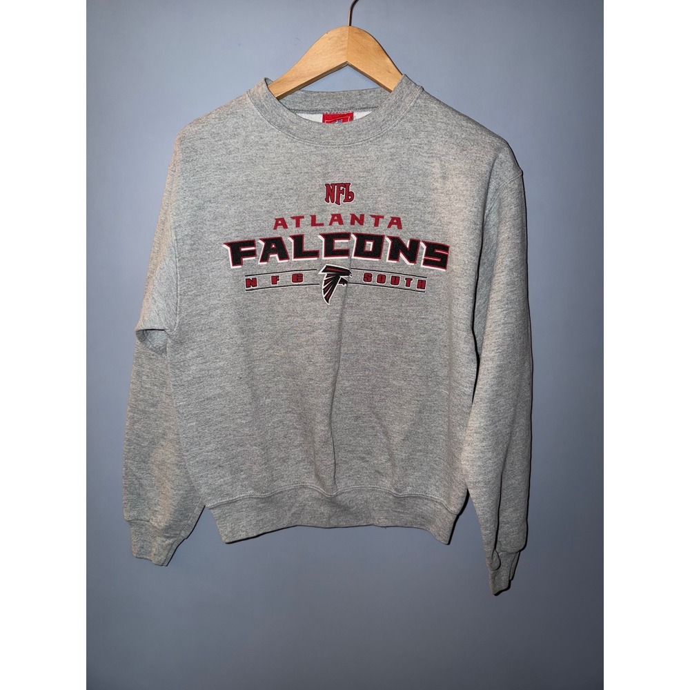 NFL Atlanta Falcons Crewneck Sweatshirt Gray Youth‎ Large NFC South Football